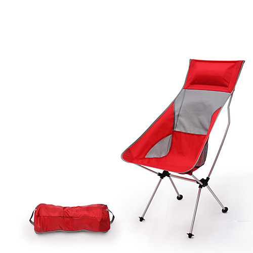 

Camping Chair Multifunctional Portable Breathable Ultra Light (UL) Aluminum Alloy Oxford for 1 person Fishing Beach Camping Autumn / Fall Winter Yellow Red Blue Green