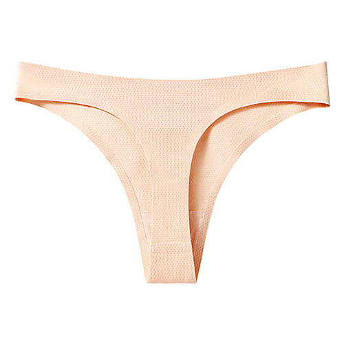 

Women's 1 Piece Basic G-strings & Thongs Panties - Normal Low Waist Black Purple Red S M L