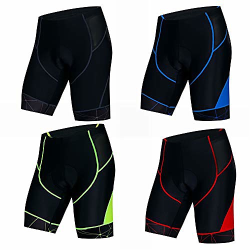 

cycling shorts men bike shorts gel padded mtb bicycle shorts mountain road racing tights pants for male knicker summer riding cycle bottom clothing black l