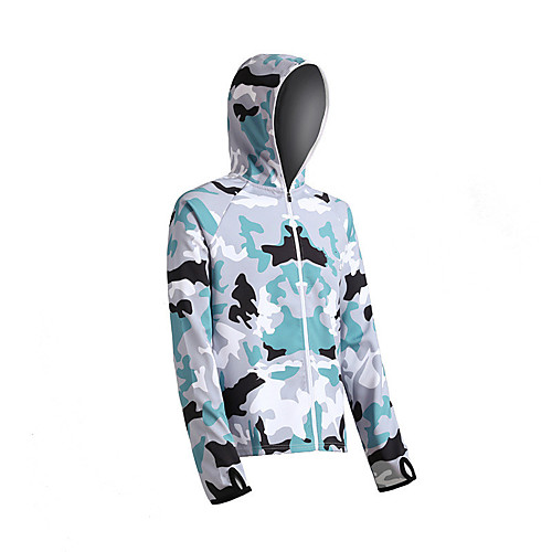 

Men's Hoodie Jacket Skin Coat Outdoor UV Sun Protection UPF50 Quick Dry Lightweight Jacket Spring Summer Athleisure Fishing Outdoor Red Blue Grey / Long Sleeve / Stretchy / Breathable