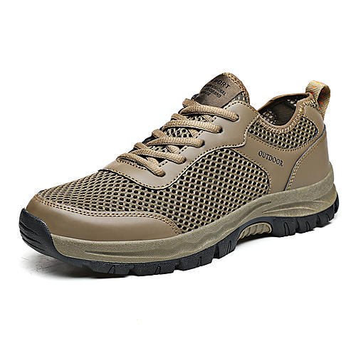 

Men's Hiking Shoes Sneakers Anti-Slip Breathable Wearable Comfortable Hiking Outdoor Exercise Running Spring, Fall, Winter, Summer Black Blue Grey Brown