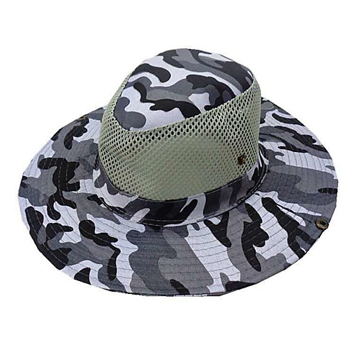 

Men's Hats Fishing Hat Portable Ultraviolet Resistant Breathability Comfortable Camo Spring & Summer Terylene Hunting Fishing Camping / Hiking / Caving Everyday Use White Army Green Grey Green Coffee