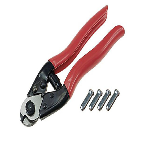 

muzata stainless steel cable cutter wire rope shearing forceps for bicycle cable and housing 4pcs bike brake cable cap end tips m015