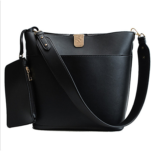 

Women's Bags PU Leather Top Handle Bag Floral Print Daily Baguette Bag Dark Brown Black Coffee