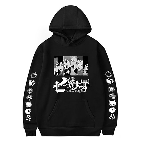 

Inspired by The Seven Deadly Sins Cosplay Cosplay Costume Hoodie Poly / Cotton Graphic Prints Printing Hoodie For Men's / Women's
