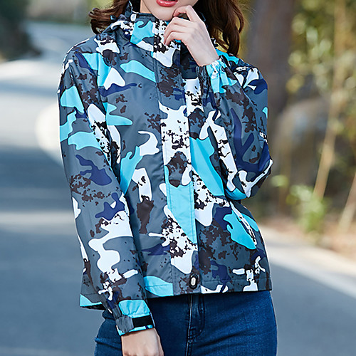 

Women's Hiking Softshell Jacket Hiking Windbreaker Military Tactical Jacket Outdoor Camo Lightweight Windproof Breathable Quick Dry Jacket Hoodie Top Hunting Fishing Climbing Blue Orange
