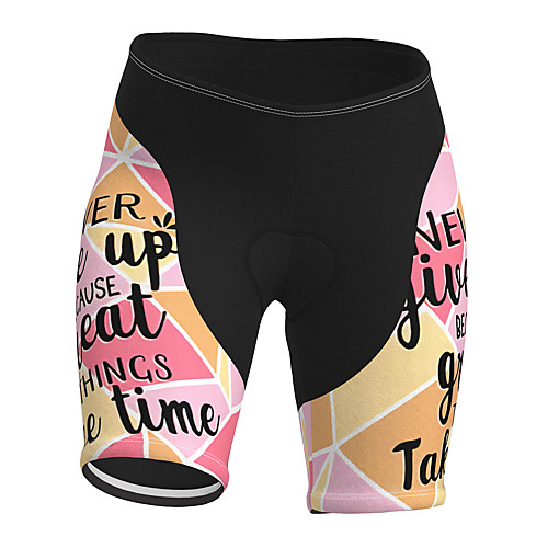 

21Grams Women's Cycling Shorts Spandex Bike Padded Shorts / Chamois Breathable Sports Pink Mountain Bike MTB Road Bike Cycling Clothing Apparel Bike Wear / Stretchy / Athleisure