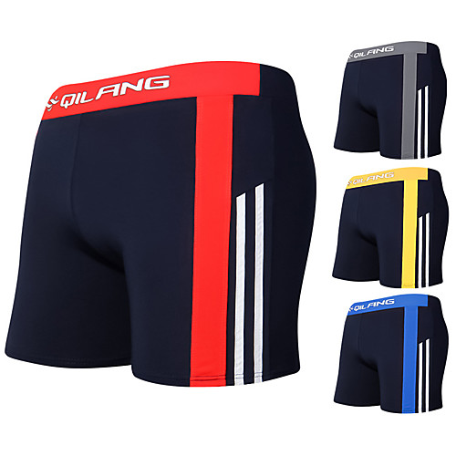 

Men's Swim Shorts Breathable Quick Dry Ultra Light (UL) Chinlon Swimwear Beach Wear Board Shorts Patchwork Swimming Surfing Water Sports