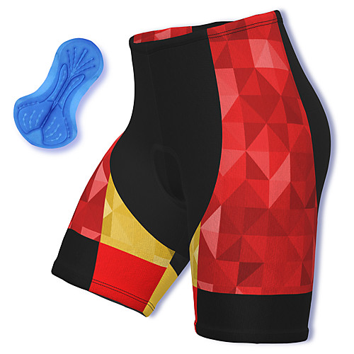 

21Grams Men's Cycling Shorts Spandex Bike Padded Shorts / Chamois Breathable Quick Dry Sports Red Mountain Bike MTB Road Bike Cycling Clothing Apparel Bike Wear / Athleisure