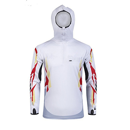 

Women's Men's Hoodie Jacket Skin Coat Outdoor UPF50 Quick Dry Lightweight Breathable Jacket Spring Summer Athleisure Fishing Camping & Hiking White Black / Long Sleeve / Stretchy