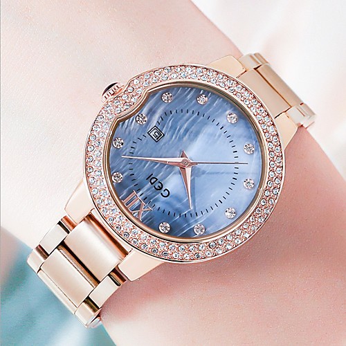 

Women's Steel Band Watches Analog Quartz Stylish Minimalist Water Resistant / Waterproof