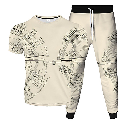 

Women's Men's 2 Piece Tracksuit Sweatsuit Street Casual 2pcs Summer Short Sleeve Moisture Wicking Breathable Soft Gym Workout Running Jogging Training Exercise Sportswear Normal Black Yellow Blue
