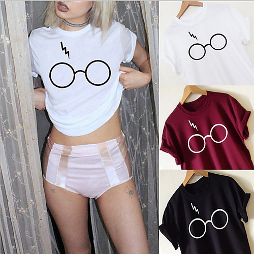 

Women's Tee / T-shirt Pure Color Crew Neck Sport Athleisure T Shirt Top Short Sleeves Breathable Soft Comfortable Everyday Use Street Casual Daily Outdoor