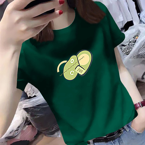

Women's Tee / T-shirt Pure Color Crew Neck Spandex Sport Athleisure Top Short Sleeves Breathable Soft Comfortable Everyday Use Casual Daily Outdoor