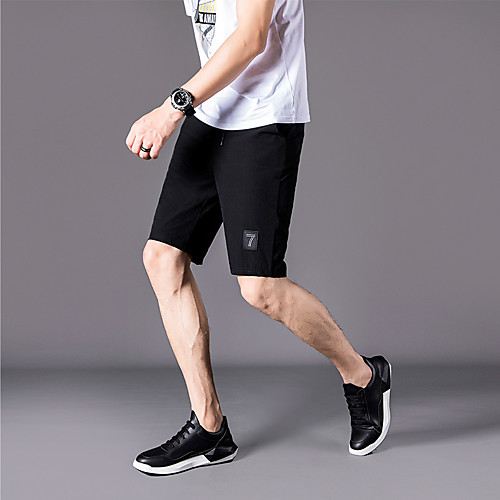 

Men's Hiking Shorts Summer Outdoor Regular Fit Breathable Sweat wicking Spandex Shorts Black Beach Traveling M L XL XXL XXXL