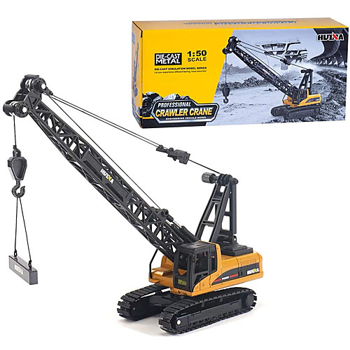 

1:50 Metal Alloy Crane Toy Car Model Car Construction Vehicle All Boys' Girls' Child's Teenager Car Toys