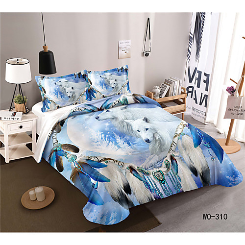 

3-Piece Duvet Cover Set Hotel Bedding Sets Comforter Cover with Soft Lightweight Microfiber, Include 1 Duvet Cover, 2 Pillowcases for Double/Queen/King