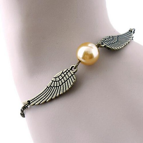 

Bracelet Classic Wings Stylish Simple Alloy Bracelet Jewelry Gold / Silver For Date Festival