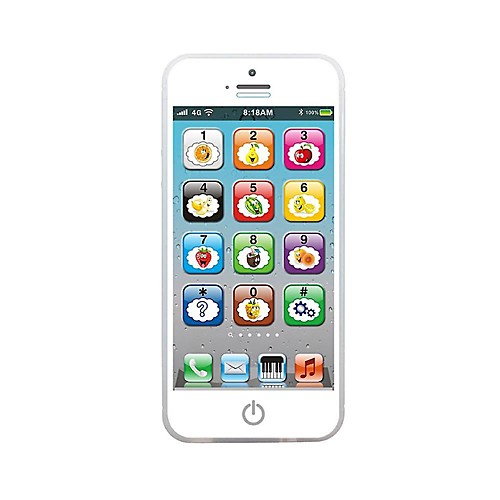 

children's simulation learning touch screen toy phone with led light