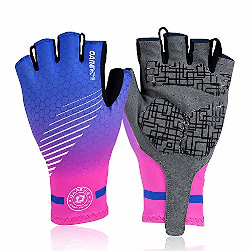 

cycling gloves soft light, half finger cycling gloves, shock-absorb gel padded biking gloves, shockproof cycling gloves, breathable summer cool dry bicycle gloves men women