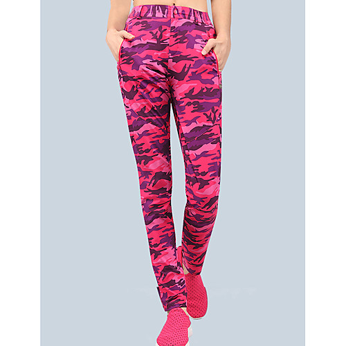 

Women's Hiking Pants Trousers Camo Outdoor Waterproof Lightweight Breathable Comfort Pants / Trousers Bottoms Purple Fuchsia Blue Fishing Climbing Camping / Hiking / Caving S M L XL XXL / Quick Dry