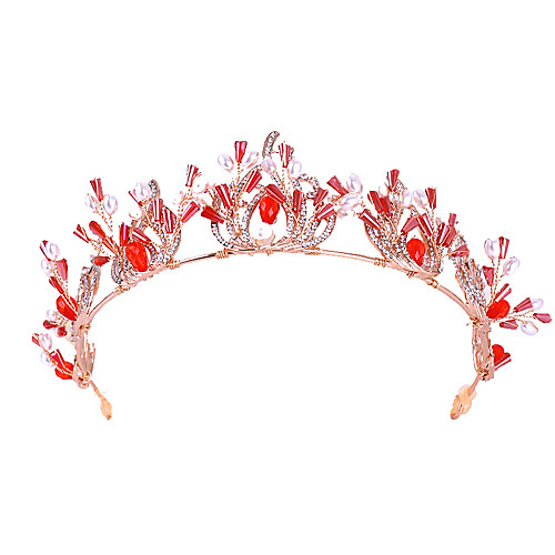 

Wedding Alloy Tiaras with Metal 1 Piece Wedding / Party / Evening Headpiece