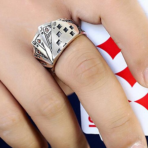 

Open Cuff Ring Silver Copper Rock 1pc Adjustable