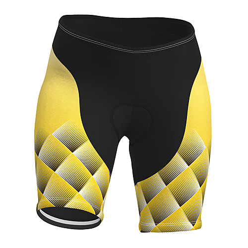 

21Grams Women's Cycling Shorts Spandex Bike Padded Shorts / Chamois Breathable Sports Yellow Mountain Bike MTB Road Bike Cycling Clothing Apparel Bike Wear / Stretchy / Athleisure