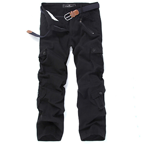 

Men's Hiking Pants Trousers Hunting Pants Tactical Cargo Pants Waterproof Ventilation Quick Dry Breathable Fall Spring Solid Colored Camo / Camouflage Cotton for Black Yellow Army Green XS S M L XL