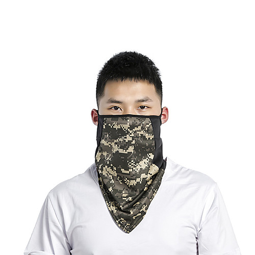 

Men's Face cover Hunting Hat Face Mask Portable Windproof Quick Dry Ultraviolet Resistant Solid Color Fall Spring Summer Terylene Hunting Fishing Camping / Hiking / Caving Everyday Use Camouflage