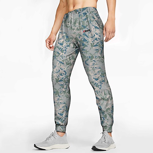 

21Grams Men's Sweatpants Joggers Jogger Pants Athletic Bottoms Drawstring Winter Fitness Gym Workout Running Training Exercise Breathable Soft Sweat wicking Sport Blue / Micro-elastic / Athleisure
