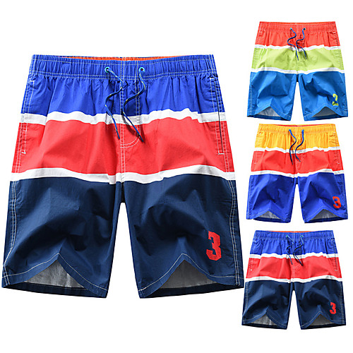 

Men's Swim Shorts Swim Trunks Board Shorts Breathable Quick Dry Drawstring - Swimming Surfing Water Sports Summer