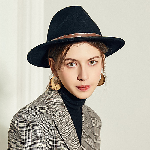 

Classic Wool Hats with Trim 1 Piece Party / Evening / Casual Headpiece