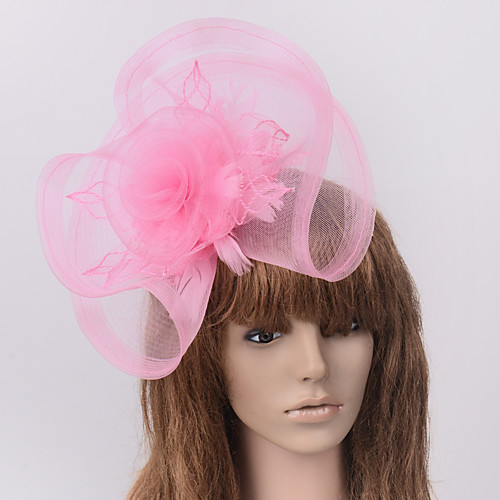 

Elegant Retro Tulle Fascinators with Floral 1 Piece Special Occasion / Party / Evening Headpiece