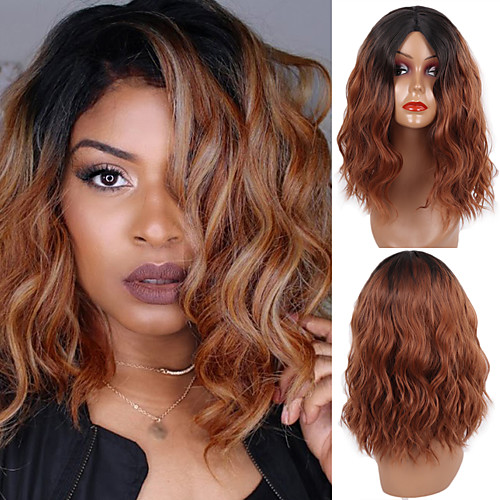

Synthetic Wig Deep Wave Middle Part Wig Short A15 A16 A17 A10 A11 Synthetic Hair Women's Cosplay Party Fashion Blonde Brown