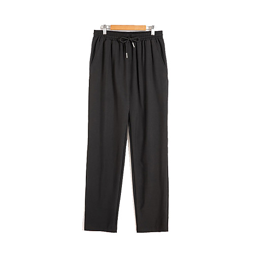 

Men's Hiking Pants Trousers Solid Color Outdoor Tailored Fit Waterproof Breathable Quick Dry Wear Resistance Bottoms Black Hunting Fishing Climbing S M L XL XXL
