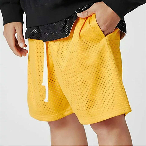

Unisex Running Shorts Shorts Bottoms Fitness Basketball Running Workout Jogging Lightweight Breathable Normal Sport Solid Colored White Black Red Yellow Grey / Micro-elastic