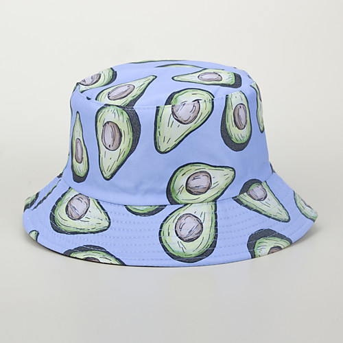 

Men's Women's Fisherman Hat Hiking Cap 1 PCS Winter Outdoor Sunscreen Floral / Botanical Printing Cotton White Black Yellow for Fishing Beach Camping / Hiking / Caving