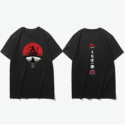 

Inspired by Naruto Uzumaki Naruto Cosplay Costume T-shirt Polyester / Cotton Blend Graphic Prints Printing T-shirt For Women's / Men's