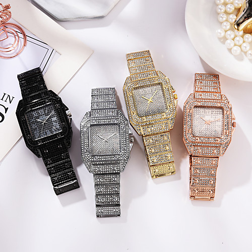 

Women's Steel Band Watches Analog Quartz Glitter Classic Diamond