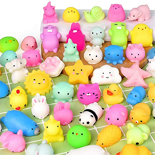

Squishy Squishies Squishy Toy Squeeze Toy / Sensory Toy 28-45 pcs Mini Animal Stress and Anxiety Relief Kawaii Mochi For Kid's Adults' Boys and Girls