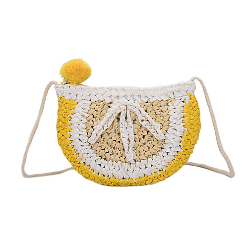 

Women's Bags Crossbody Bag Daily Beach 2021 MessengerBag Red Yellow