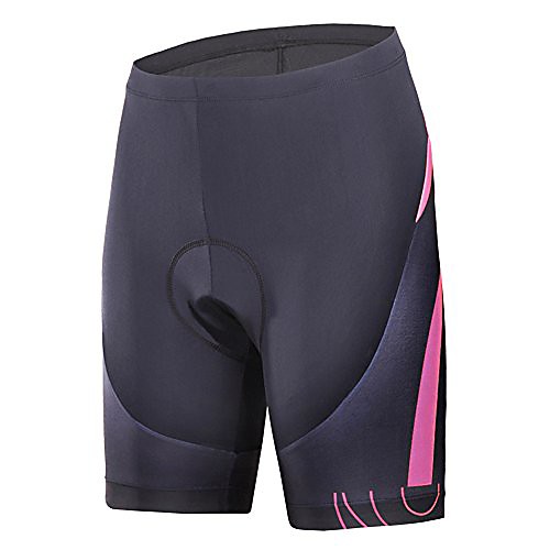 

beroy cycling women's short, bike shorts with 3d gel padded, light pink, xxl