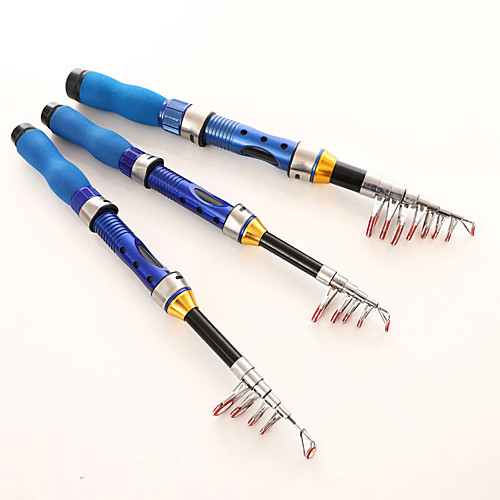 

Fishing Rod Telescopic Rod 100/120/150/170/190/210/230 cm Portable Lightweight Sea Fishing