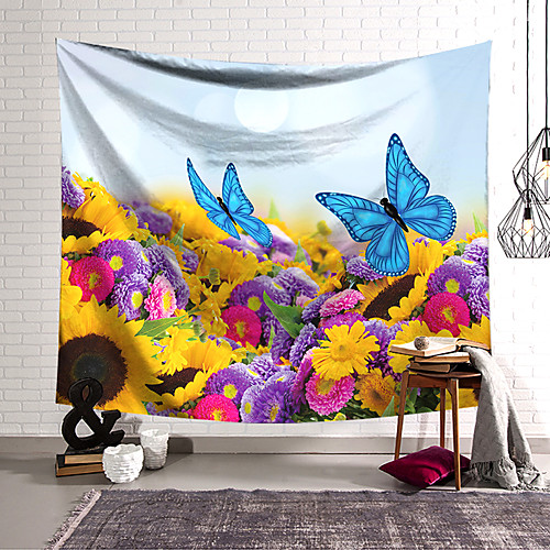 

Wall Tapestry Art Decor Blanket Curtain Hanging Home Bedroom Living Room Decoration Polyester Butterfly
