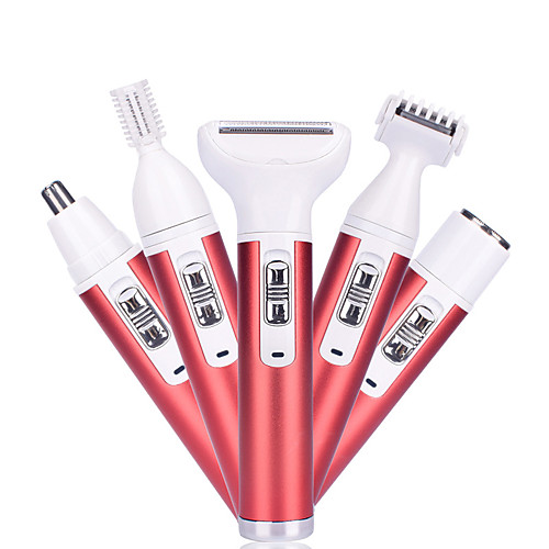 

5-In-1 Multi-Function Trimmer Charging Lady's Shaver Electric Hair Remover Nose And Eyebrow Trimming Set