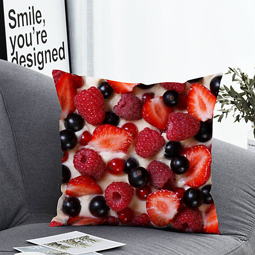 

1 pcs Polyester Pillow Cover Pillow Cover & Insert Simple Classic Square Zipper Polyester Traditional Classic