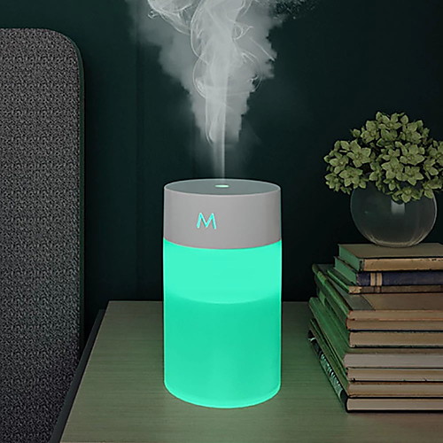

260ml USB Air Humidifier Aromatherapy Machine Ultrasonic Diffuser Essential Oil Household Portable Car Bedroom