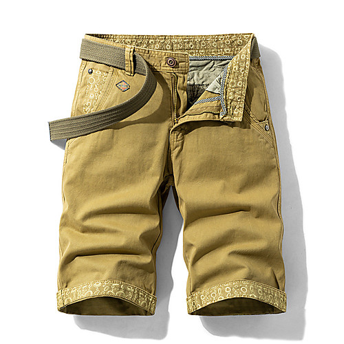 

Men's Hiking Shorts Hiking Cargo Shorts Solid Color Summer Outdoor 10 Breathable Soft Wear Resistance Cotton Shorts Black Blue Grey Khaki Green Hunting Fishing Climbing 28 30 31 32 34