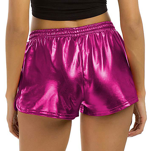

Women's Streetwear Cute Comfort Casual Club Shorts Pants Plain Short Pocket Black Blue Purple Green